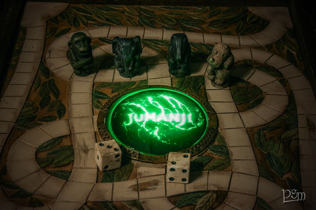 Jumanji Board Game Prop Replica V2Screen Accurate with Light & Sound